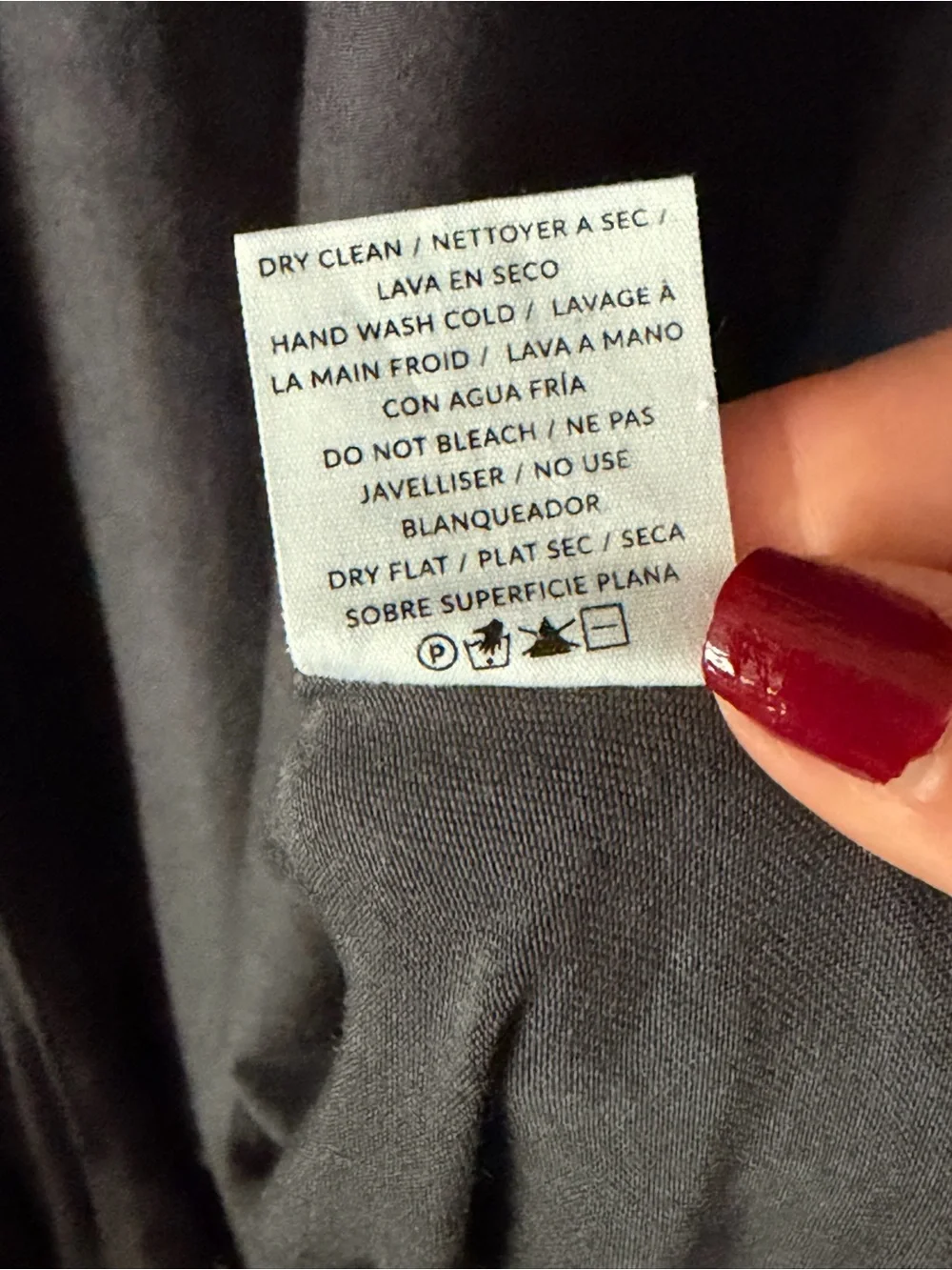 NAADAM EUC Charcoal Gray Modal Robe #457